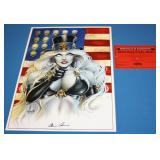 LADY DEATH SIGNED ART WORK 11X17 - 10