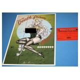 LADY DEATH SIGNED ART WORK 11X17 - 15