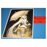 LADY DEATH SIGNED ART WORK 11X17 - 18