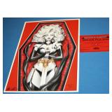 LADY DEATH SIGNED ART WORK 11X17 - 21