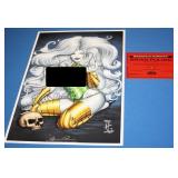 LADY DEATH SIGNED ART WORK 11X17 - 23