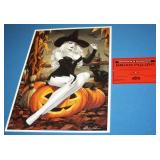 LADY DEATH SIGNED ART WORK 11X17 - 25