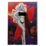 LADY DEATH PIN UPS #1 NAUGHTY HELL BEACH ED. 34/