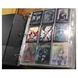 ALBUM FILLED W/ LADY DEATH CARDS, ART, STICKERS,
