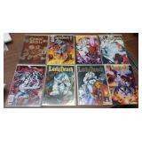 LOT OF 8 LADY DEATH COMICS - CHAOS