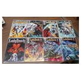 LOT OF 8 LADY DEATH COMICS - CHAOS