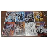 LOT OF 8 LADY DEATH COMICS - BOUNDLESS AVATAR