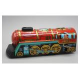 S: MADE IN JAPAN WIND-UP TRAIN ENGINE - WORKS