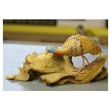 NS: SMALL HAND CARVED BIRD - UNSIGNED