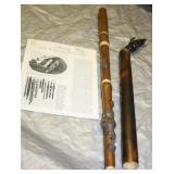 NS: VINTAGE WOODEN MUSICAL INSTRUMENTS