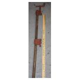 NS: VINTAGE MADE IN USA STEEL PIPE CLAMP