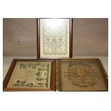 NS: 3 SAMPLERS - 1 VERY OLD IN GERMAN