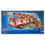 SEE DESC.- BANBAO 820 PIECE FIRE TRUCK SET