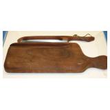 NS: 19" CUTTING BOARD W/ MATCHING KNIFE