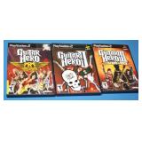 S: PLAYSTATION 2 GUITAR  HERO 1, 2 & 3
