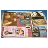 S: LOT W/ BOOKS, CASSETTES, ELVIS WATCH ++