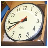 S: LATHEM MODEL SS12REA 13" COMMERCIAL CLOCK
