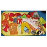S: LOT OF VINTAGE DOLL CLOTHES - BARBIE, SKIPPER
