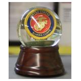 NS: U.S. MARINES MUSICAL SNOW GLOBE