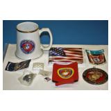 NS: U.S. MARINES LOT - STEIN, STICKERS & MORE