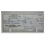S: 1980 DORIS DAY SIGNED PERSONAL CHECK