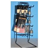 NS: RACK W/ BUFFALO NICKEL EARRINGS & BELL KEY