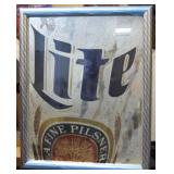 NS: MILLER LITE BEER FRAMED ADVERTISING