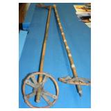 NS: ANTIQUE BAMBOO SKI POLES - SEE DESC.