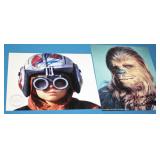 S: PETER MAYHEW SIGNED CHEWBACCA 8X10 & SIGNED