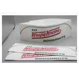 S: (3) KRISPY KREME DOUGHNUTS EMPLOYEE HATS