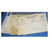 S: (5) 1915 FRICK CO. WAYNESBORO PA INVOICES