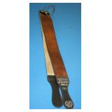 S: ANTIQUE LEATHER RAZOR STRAP - YORK PA
