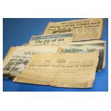 NS: NEWSPAPER LOT - CAL RIPKEN, MARK MCGWIRE ++