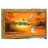 NS: VINTAGE VELVET PAINTING / MEXICO / 23" LONG