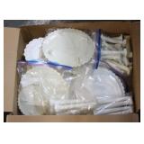 NS: LARGE DISASSEMBLED WEDDING CAKE STAND