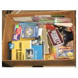 NS: BOX LOT W/ JOHNNY CARSON, NOLAN RYAN CARD SET