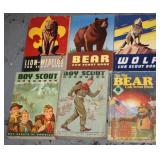 S: NICE LOT OF 6 VINTAGE BOY / CUB SCOUT BOOKS