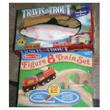 NS: TRAVIS THE TROUT & WOODEN TRAIN SET