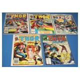 S: LOT OF 5 THE MIGHTY THOR 328 331 333 335 387