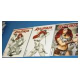 S; RED SONJA ISSUES # 1 2 3 - DYNAMITE