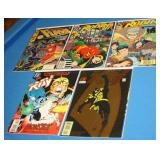 S: 5 ASST. DC COMICS FLASH THE RAY ROBIN