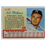 S: 1962 POST ED MATHEWS #147