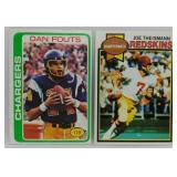 S: 1978 TOPPS DAN FOUTS #499 & 1979 THEISMANN 155