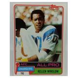 S: 1981 TOPPS KELLEN WINSLOW #150