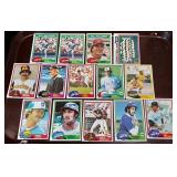 S: LOT OF 14 1981 TOPPS STARS & HOFERS