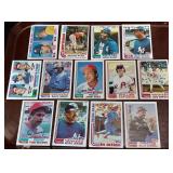 S: LOT OF 13 1982 TOPPS BASEBALL STARS & HOFERS