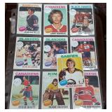 S: (10) 1976-76 TOPPS HOCKEY