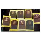S: LOT OF 8 BASEBALL HALL OF FAME POSTCARDS