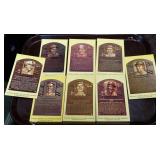 S: LOT OF 8 BASEBALL HALL OF FAME POSTCARDS