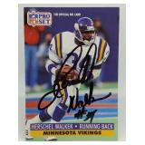 S: HERSCHEL WALKER SIGNED CARD